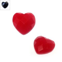 Καμπουσόν Ρυτίνης Καρδιά 12mm - Μάυρο ΚΩΔ:71010504.001-NG