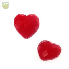 Καμπουσόν Ρυτίνης Καρδιά 12mm - Μπεζ ΚΩΔ:71010504.002-NG
