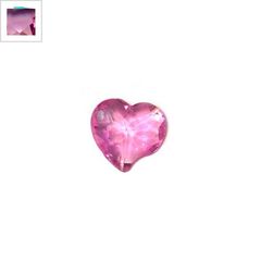 Ζιργκόν Μοτίφ Καρδιά 18mm - Ροζ ΚΩΔ:72070020.002-NG