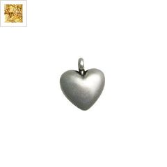 Μεταλλικό Ζάμακ Χυτό Μοτίφ Καρδιά 13x16mm - 24K Επίχρυσο ΚΩΔ:78410053.022-NG