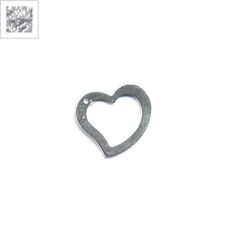 Ασήμι 925 Μοτίφ Καρδιά 18x16mm - Ασήμι ΚΩΔ:86020001.003-NG