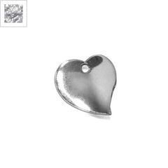 Ασήμι 925 Μοτίφ Καρδιά 18x17mm - Ασήμι ΚΩΔ:86020003.003-NG