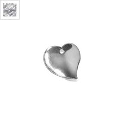 Ασήμι 925 Μοτίφ Καρδιά 18x17mm - Ασήμι ΚΩΔ:86020005.003-NG