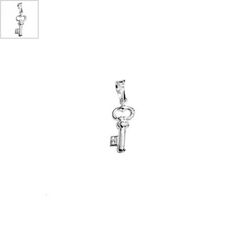Ασήμι 925 Μοτίφ Κλειδί 20x10mm - Ασήμι ΚΩΔ:86020262.003-NG