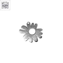 Ασήμι 925 Μοτίφ Λουλούδι 25mm - Ασήμι ΚΩΔ:86020596.003-NG