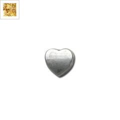 Μεταλλική Ζάμακ Χυτή Χάντρα Καρδιά 8mm (Ø2.1mm) - 24K Επίχρυσο ΚΩΔ:78410334.022-NG
