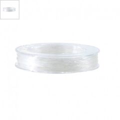 Ελαστικό Κορδόνι Σιλικόνης 0.8mm (10μέτρα/καρούλι) - Διαφανές ΚΩΔ:77100046.001-NG