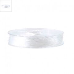 Ελαστικό Κορδόνι Σιλικόνης 1mm (10μέτρα/καρούλι) - Διαφανές ΚΩΔ:77100047.001-NG
