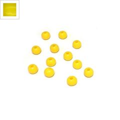 Ακρυλική Χάντρα Μπίλια Στρογγυλή 6mm - Κίτρινο ΚΩΔ:71020913.002-NG